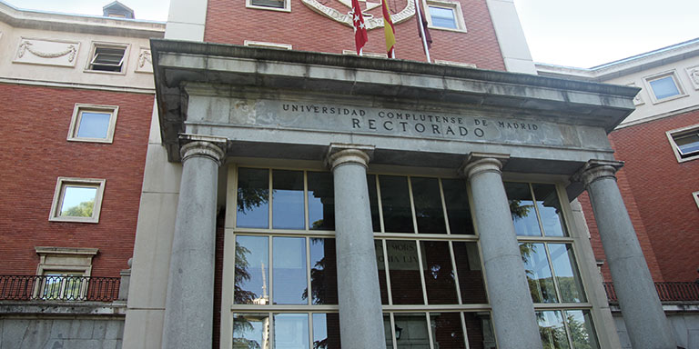 A building at the Complutense University of Madrid.